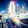 light trails