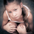 Portrait of sad child