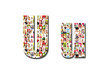 lot of people portraits - letter U large size