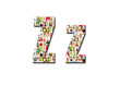Illustration: lot of people portraits - letter Z large size lot of people portraits - letter Z large size