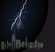 Gewitter in der Großstadt