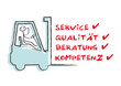 Service, Qualität, Beratung, Kompetenz, Strategie