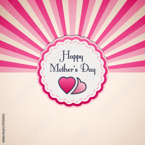 Vector: Mothers Day Background Mothers Day Background