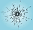 Glas Scheibe Risse