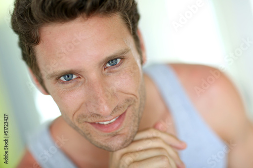 Photo: Portrait of handsome 30-year-old guy Portrait of handsome 30-year-old guy