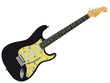 Vector: Black Electric Guitar Black Electric Guitar