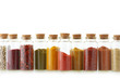 Spices in bottles