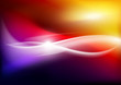 Light trails on colorful background