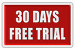 Glassy Button rot eckig 30 DAYS FREE TRIAL