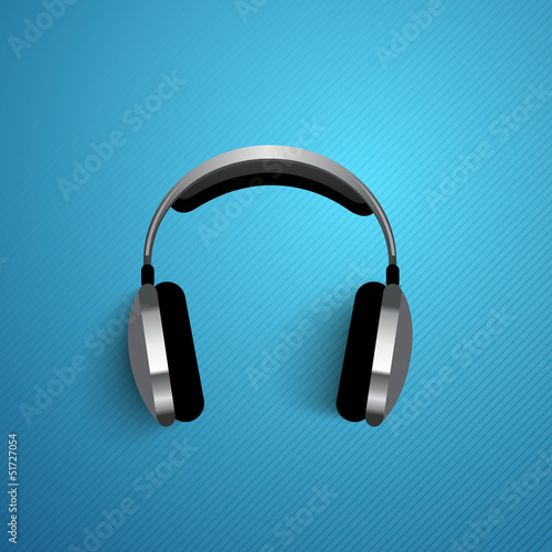 Vector: Abstract headphone background, flyer, poster or banner with text Abstract headphone background, flyer, poster or banner with text