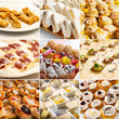 Appetizers and pastries