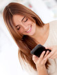 Woman texting from her phone
