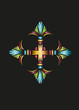buntes Kreuz -Lilienendenkreuz-
