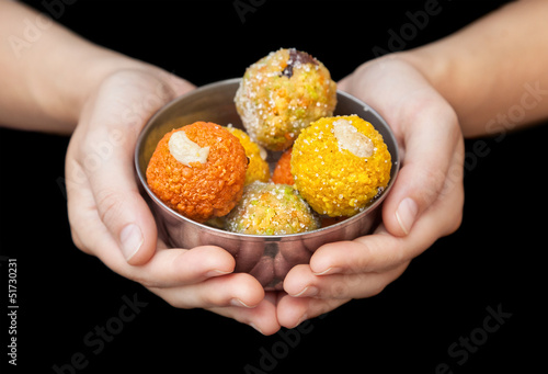 Photo: Indian sweets ladu Indian sweets ladu