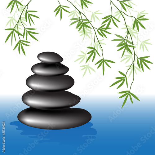 Vector: Bamboo background for design, vector image Bamboo background for design, vector image