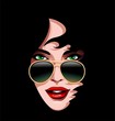 Vektor: Seduction Woman's Beauty Portrait-Donna Seducente Ritratto Seduction Woman's Beauty Portrait-Donna Seducente Ritratto