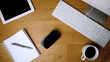 Smartphone phone falling on office desk