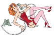 Pin up speaking on phone