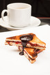 Photo: sandwiches with jam and chocolate sandwiches with jam and chocolate