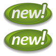 3d new button green