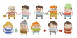 set of original characters
