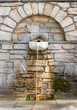 Old traditional drinking fountain in Pelion, Greece