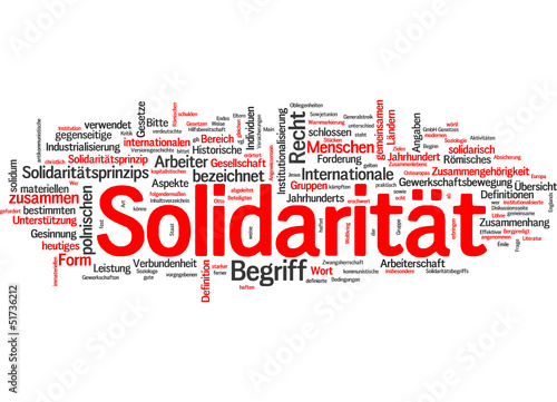Vector: Solidarität Solidarität