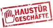 Stempel achtung haustürgeschäfte