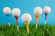 Golf ball cake pops