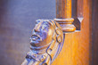 Carved choir stall