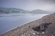 Misty morning on Ladybower Reservoir