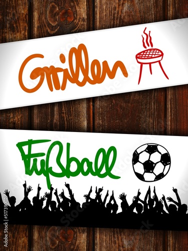 Photo: zettl-brettl grillen fussball I zettl-brettl grillen fussball I