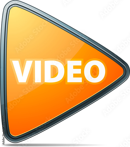 Vector: Video button Video button