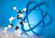 Photo: Chemistry,Molecular construction, atom Chemistry,Molecular construction, atom