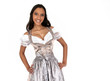 Photo: Wunderhübsche Frau im Dirndl vor weißem Hintergrund Wunderhübsche Frau im Dirndl vor weißem Hintergrund