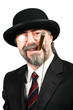 Closeup portrait of billionaire