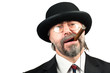 Closeup portrait of billionaire