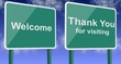 Illustration: Welcome and thank you for visiting Welcome and thank you for visiting
