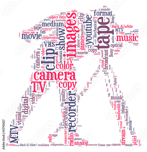 Illustration: Video camerman Video camerman
