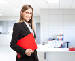 Smiling businesswoman portrait