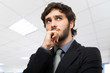 Worried businessman