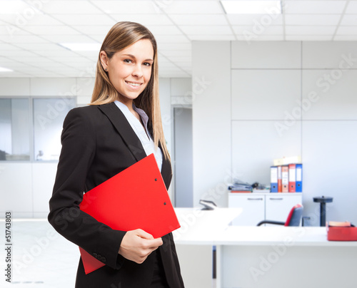 Photo: Smiling businesswoman portrait Smiling businesswoman portrait