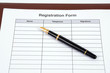 Registration form