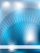 Blue brochure design