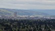 Panoramic View of Portland Oregon City from Mount Scott Panning