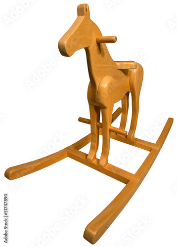 Photo: Wooden Rocking Horse Wooden Rocking Horse
