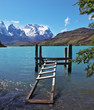 Boat dock on Lake Pehoe