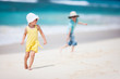 Two kids at beach