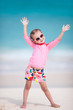 Photo: Cute little girl at beach Cute little girl at beach