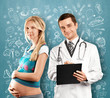 Pregnant Woman With Doctor